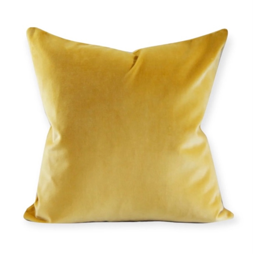 Burlington Futon Company Yellow Marigold Pillow Cover